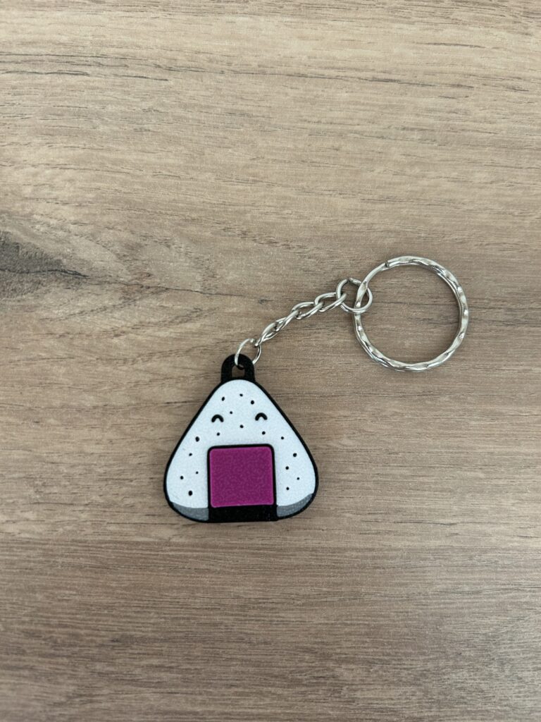 Porte-clés Onigiri Kawaii