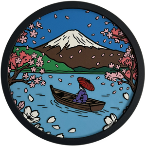 Paysage lac et mont Fuji