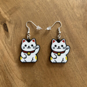 Boucles d’oreilles Maneki-neko